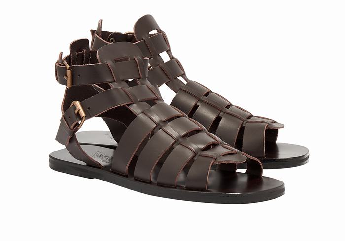 Sandale Pecheur Ancient Greek Sandals Alexandros Leather   | OKA-5636384